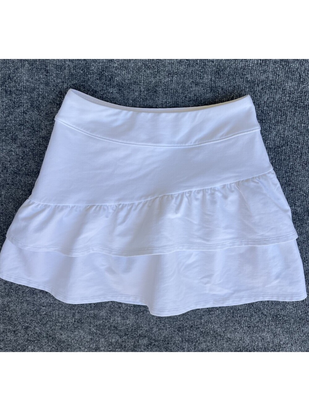 Lilly Pulitzer White Cotton Ida Knit Skort, Size XS
